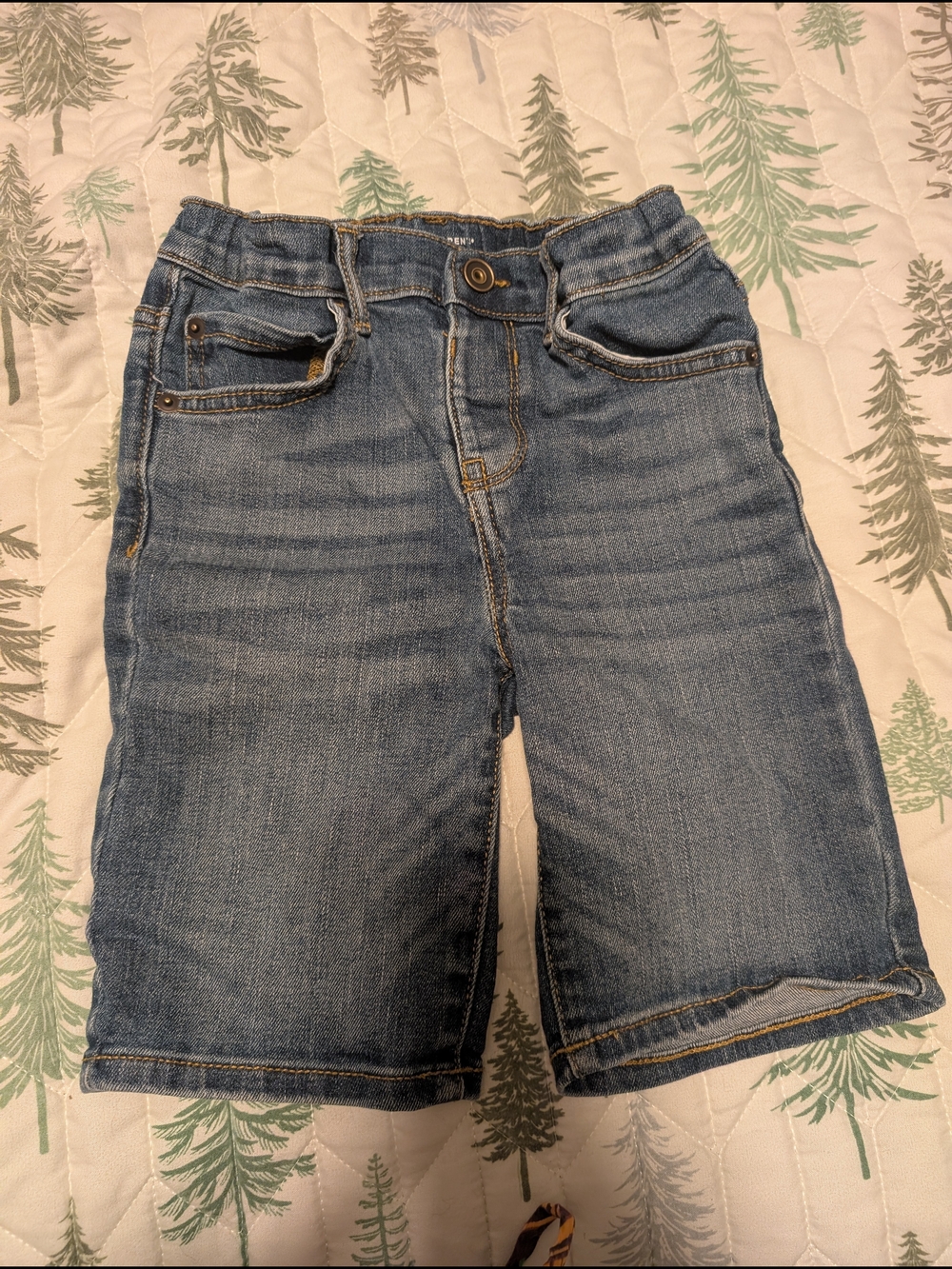 Denim Bermuda Shorts